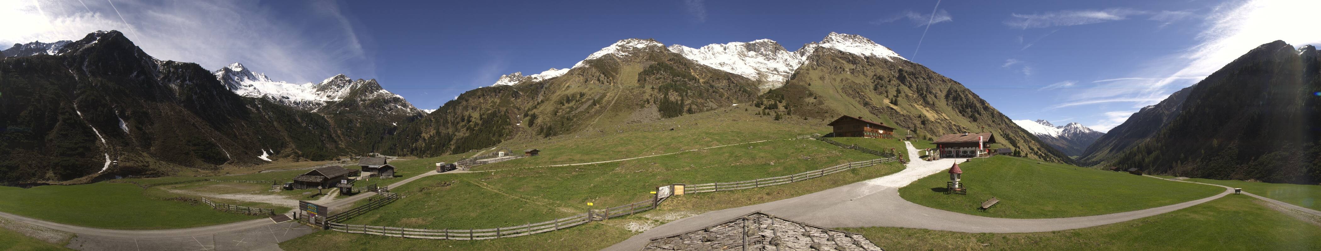 Archiv Foto Webcam Oberiss Alm im Stubaier Oberbergtal