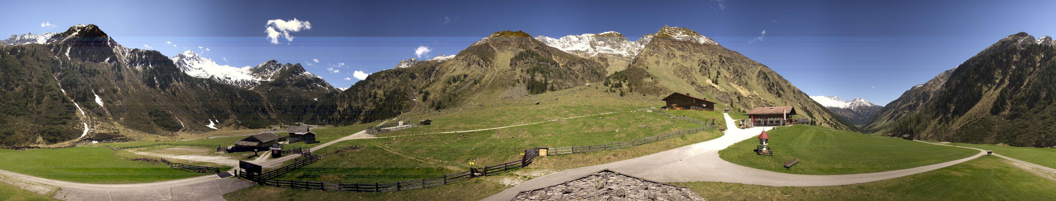 Archiv Foto Webcam Oberiss Alm im Stubaier Oberbergtal