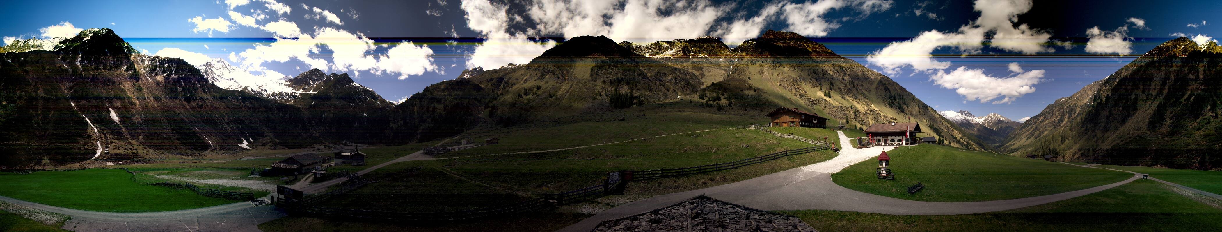 Archiv Foto Webcam Oberiss Alm im Stubaier Oberbergtal
