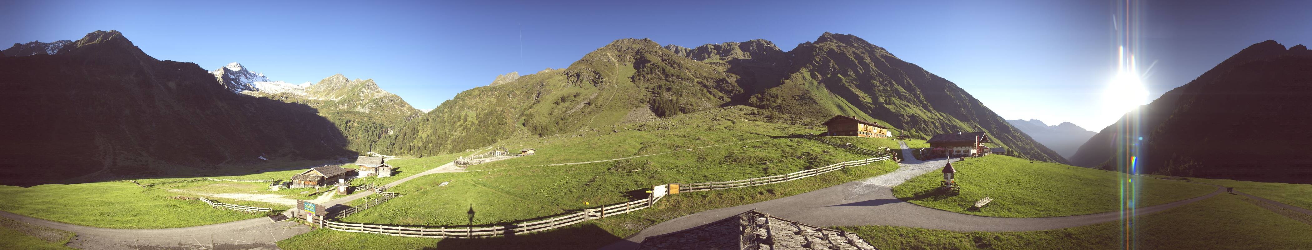 Archiv Foto Webcam Oberiss Alm im Stubaier Oberbergtal
