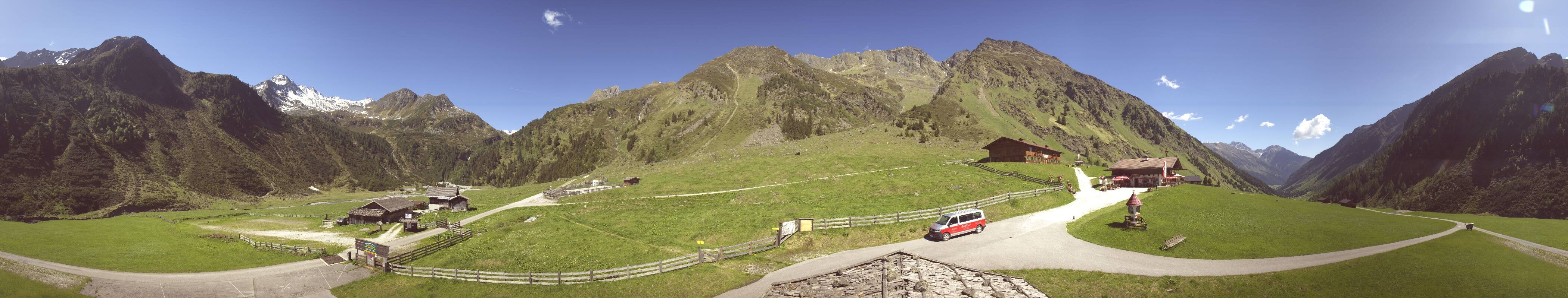Archiv Foto Webcam Oberiss Alm im Stubaier Oberbergtal