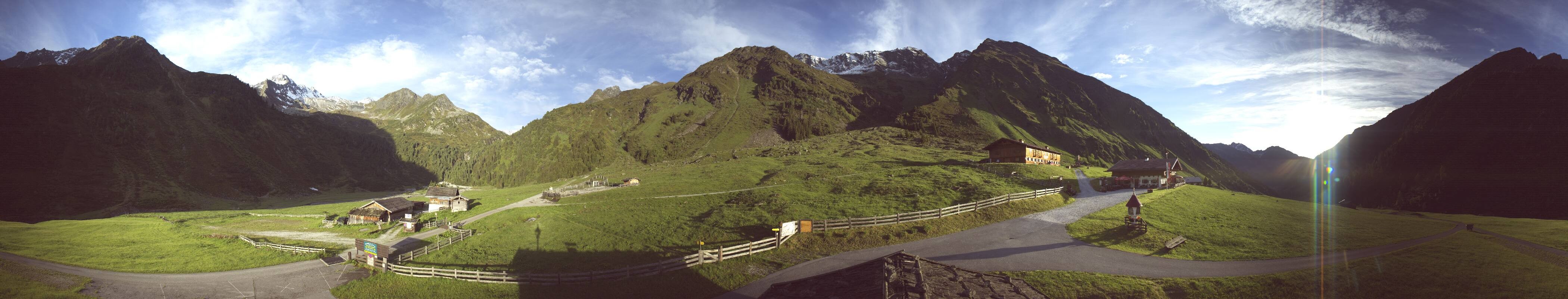 Archiv Foto Webcam Oberiss Alm im Stubaier Oberbergtal