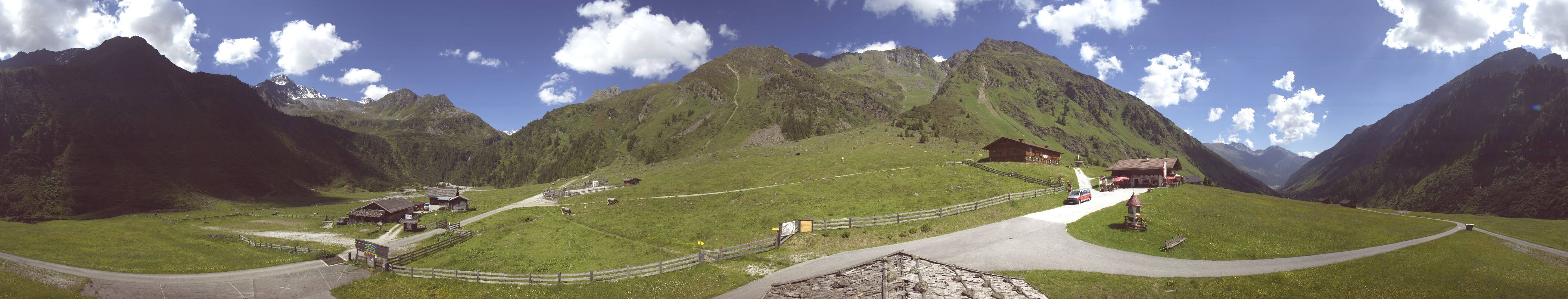 Archiv Foto Webcam Oberiss Alm im Stubaier Oberbergtal