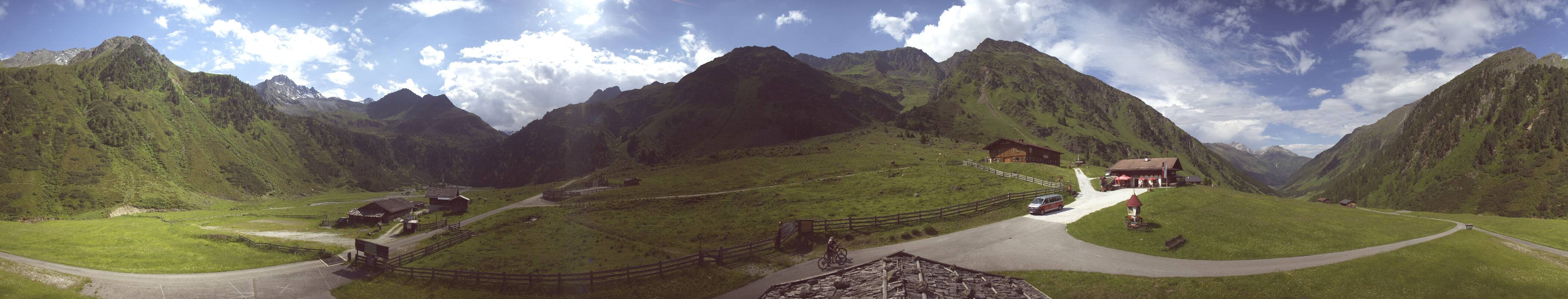 Archiv Foto Webcam Oberiss Alm im Stubaier Oberbergtal