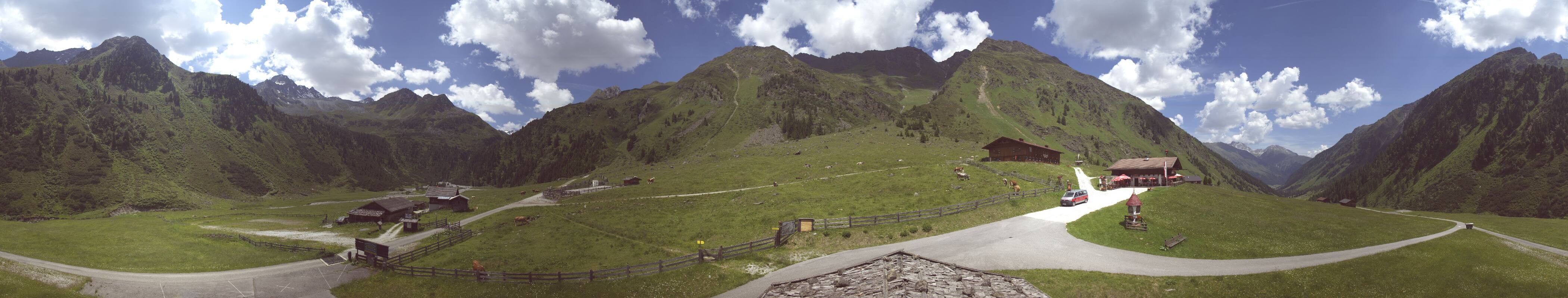 Archiv Foto Webcam Oberiss Alm im Stubaier Oberbergtal
