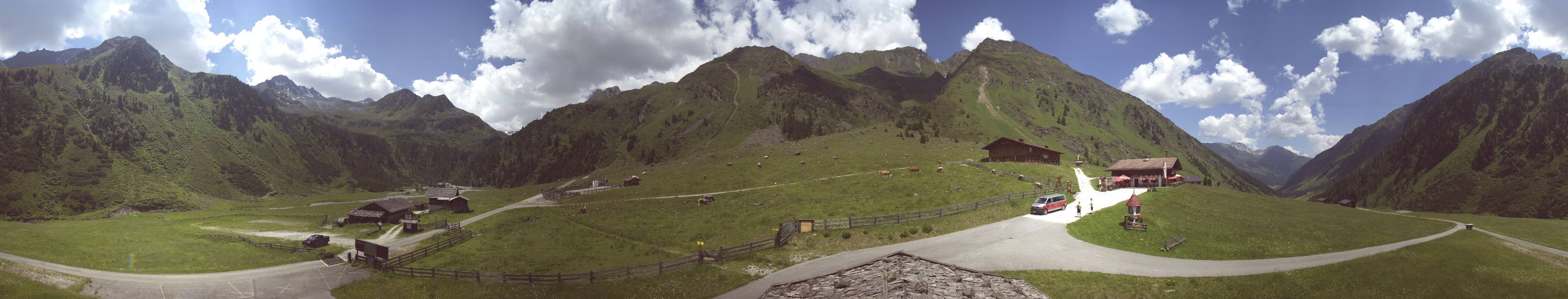 Archiv Foto Webcam Oberiss Alm im Stubaier Oberbergtal