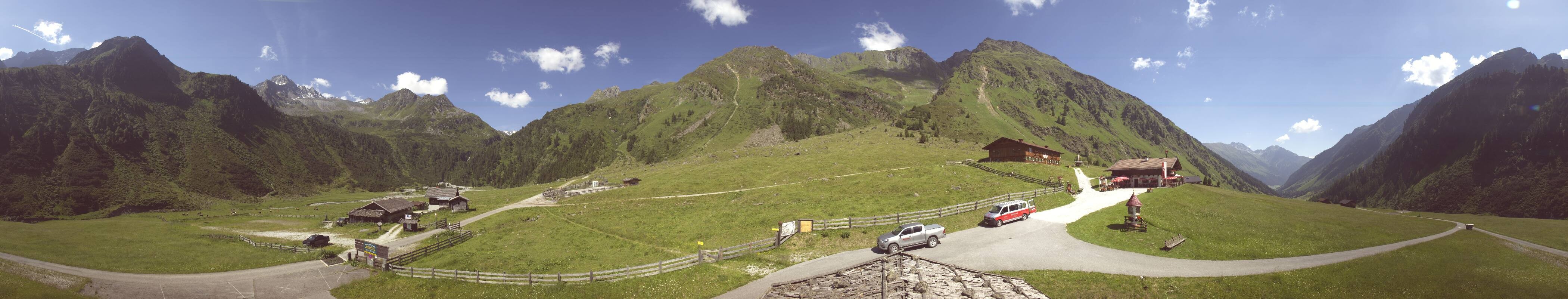 Archiv Foto Webcam Oberiss Alm im Stubaier Oberbergtal