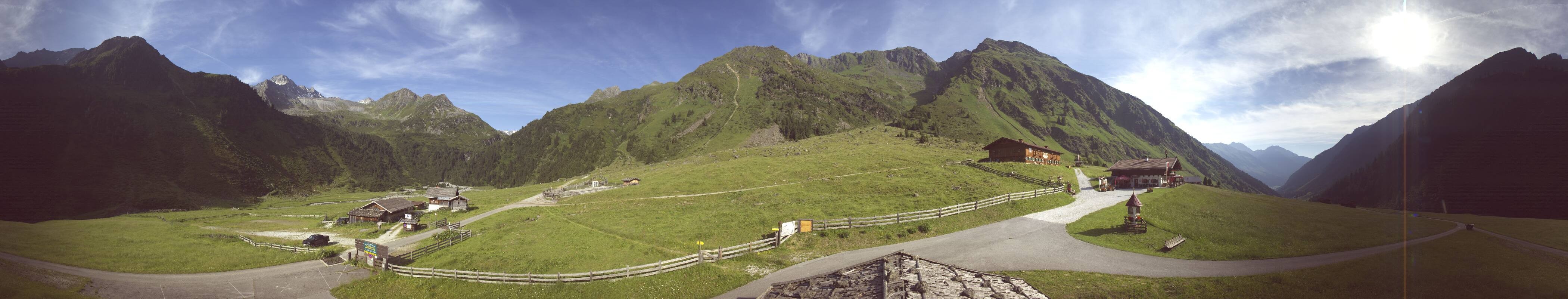 Archiv Foto Webcam Oberiss Alm im Stubaier Oberbergtal