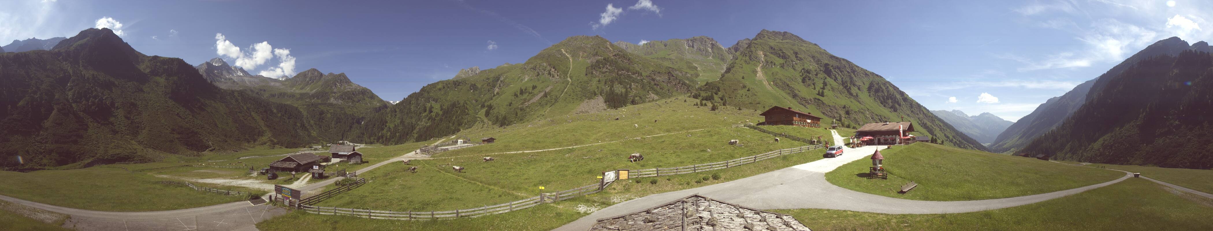 Archiv Foto Webcam Oberiss Alm im Stubaier Oberbergtal