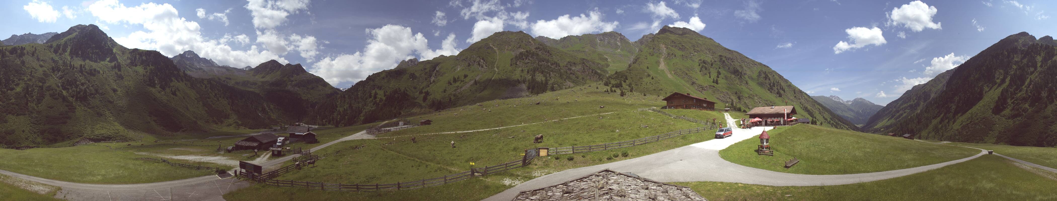 Archiv Foto Webcam Oberiss Alm im Stubaier Oberbergtal