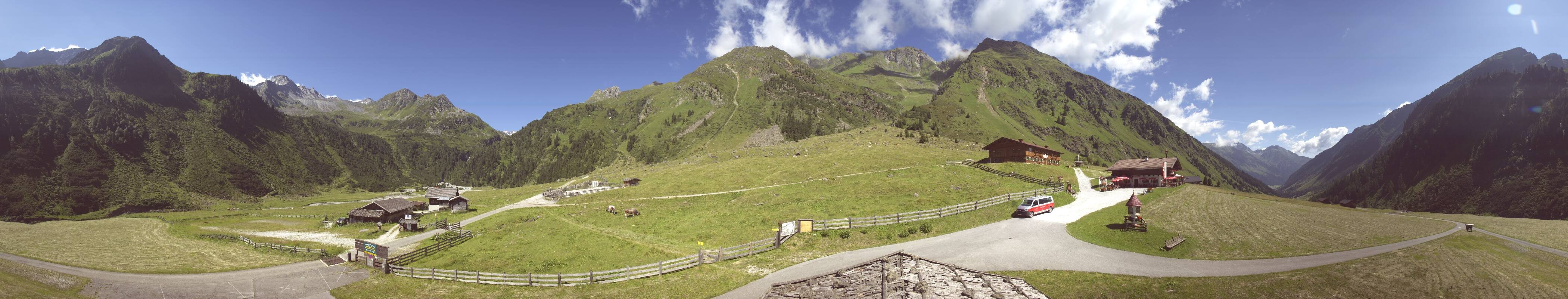 Archiv Foto Webcam Oberiss Alm im Stubaier Oberbergtal