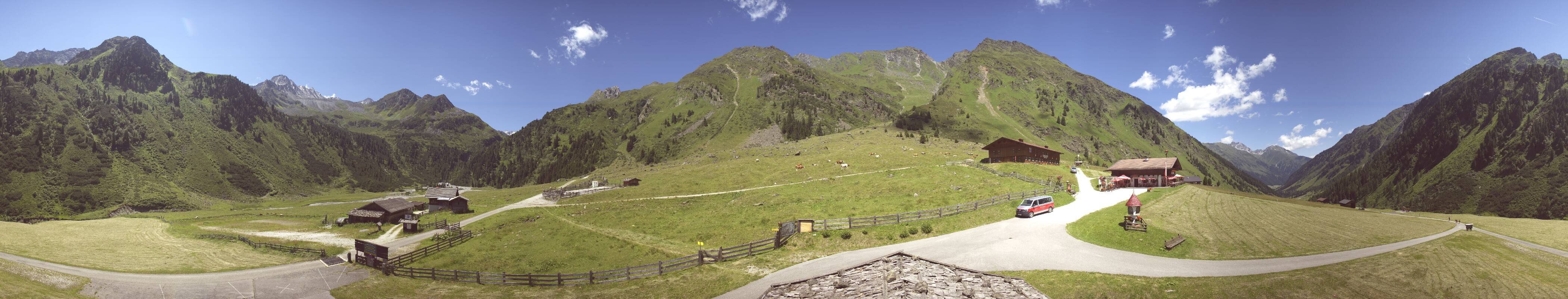 Archiv Foto Webcam Oberiss Alm im Stubaier Oberbergtal