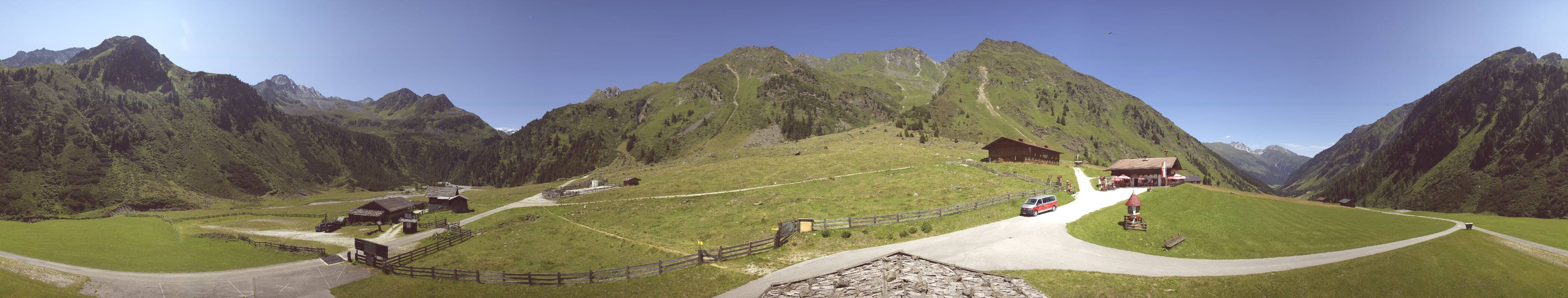 Archiv Foto Webcam Oberiss Alm im Stubaier Oberbergtal
