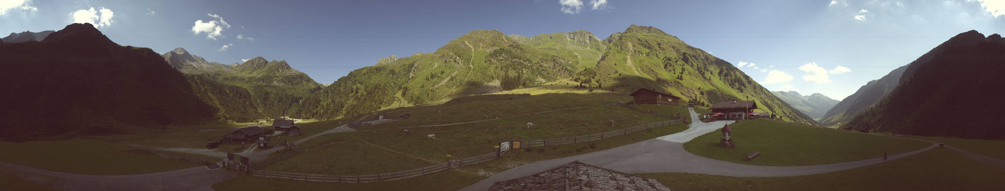Archiv Foto Webcam Oberiss Alm im Stubaier Oberbergtal