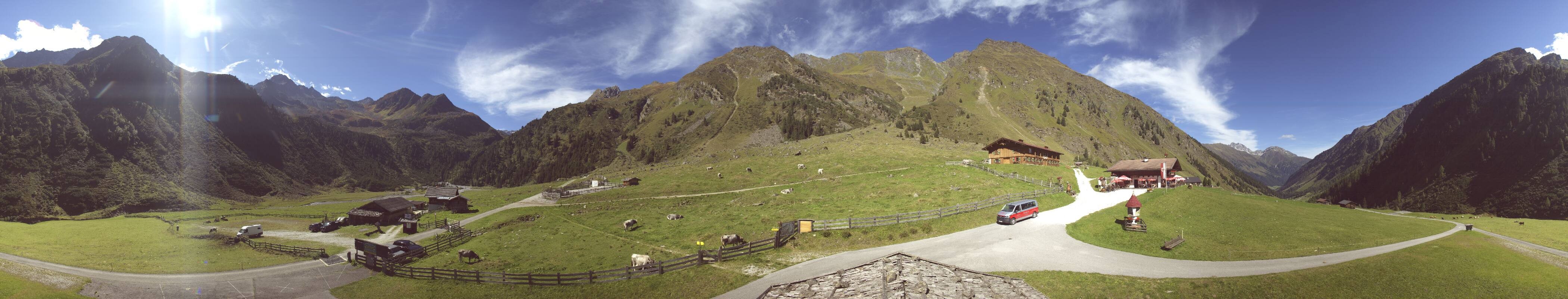 Archiv Foto Webcam Oberiss Alm im Stubaier Oberbergtal