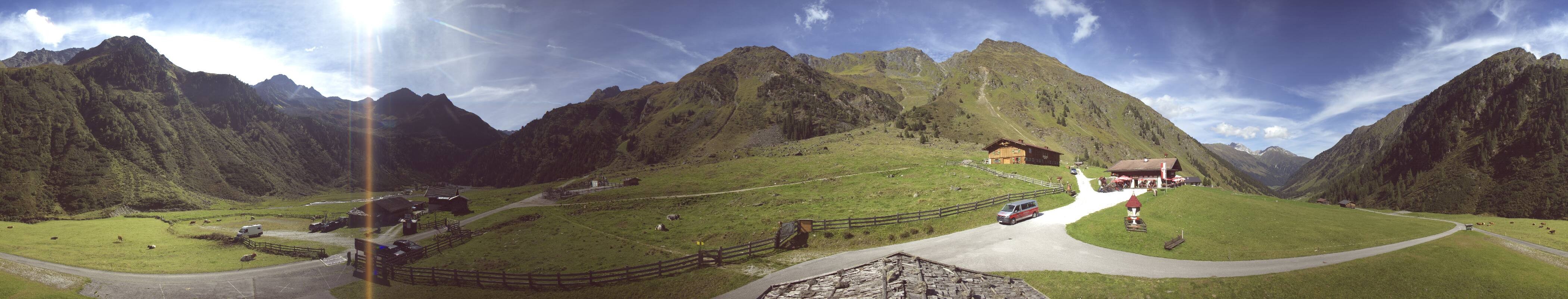 Archiv Foto Webcam Oberiss Alm im Stubaier Oberbergtal