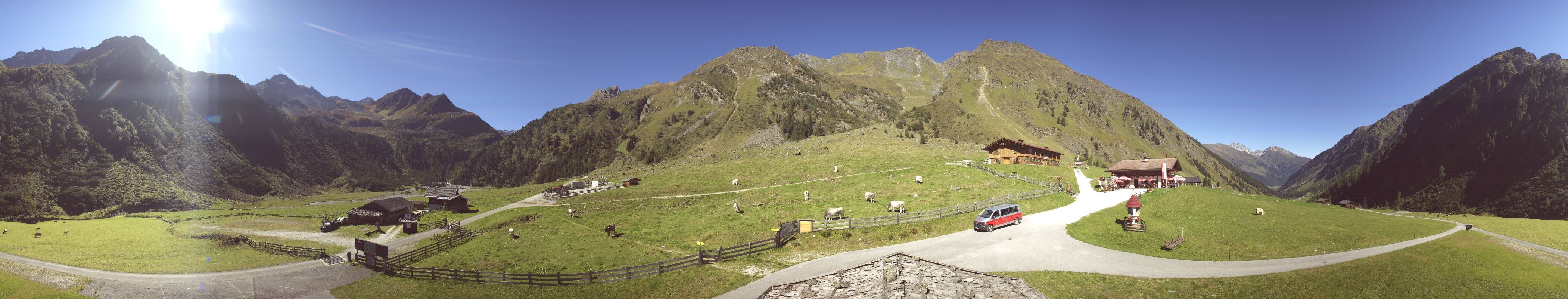 Archiv Foto Webcam Oberiss Alm im Stubaier Oberbergtal