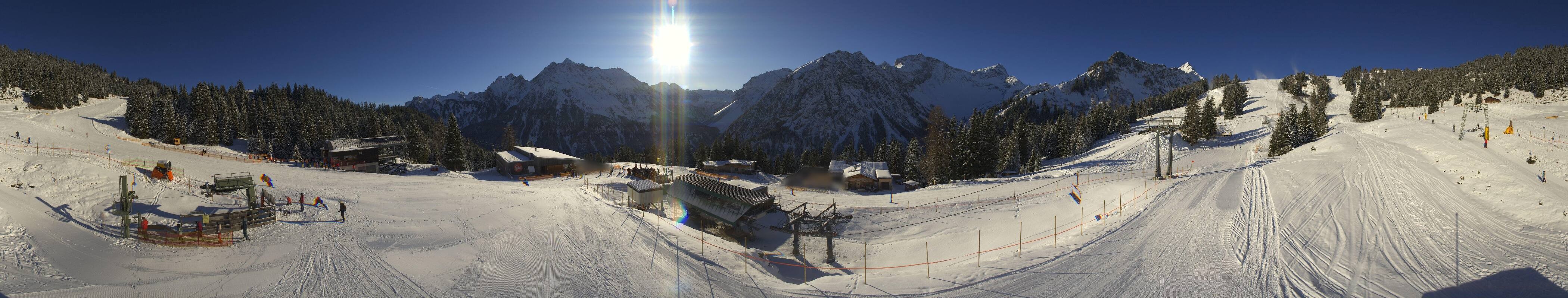 Archived image Webcam Brandnertal Valley - Top Station Palüd