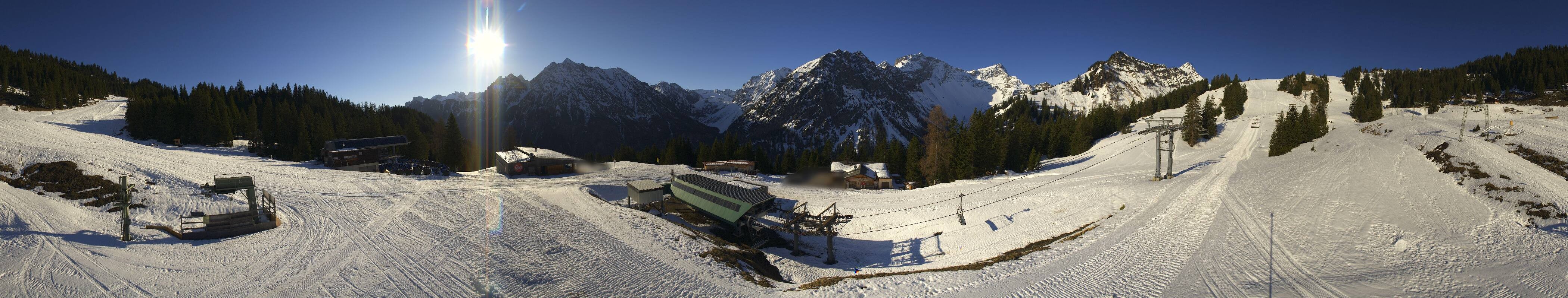 Archived image Webcam Brandnertal Valley - Top Station Palüd