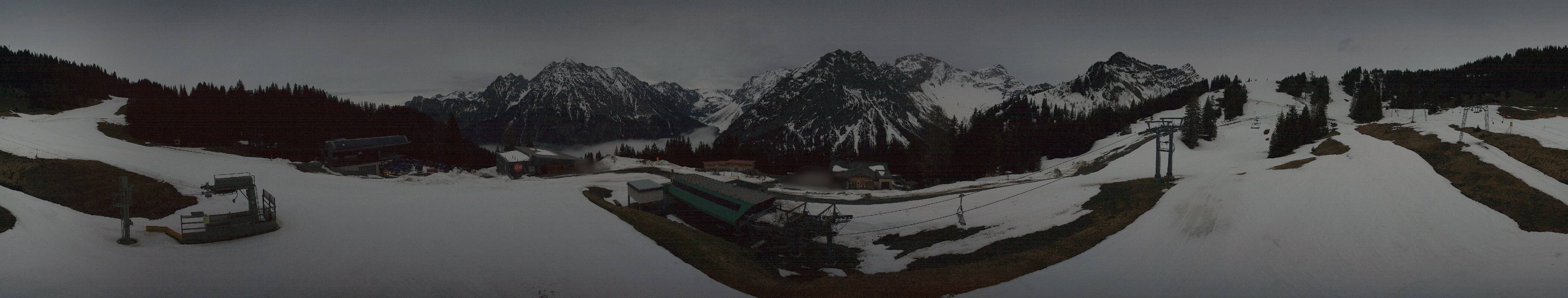 Archived image Webcam Brandnertal Valley - Top Station Palüd
