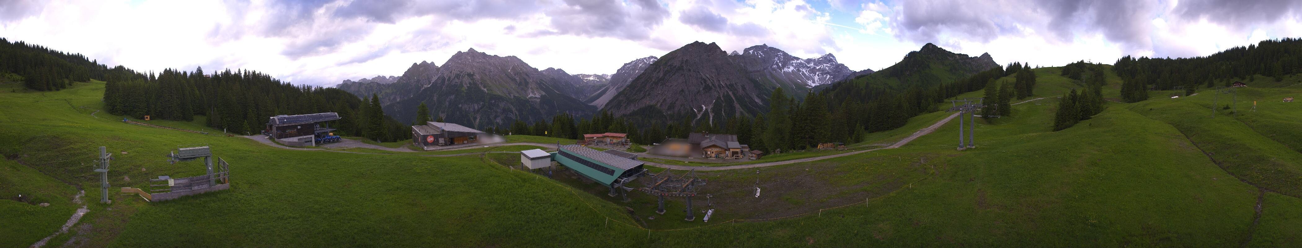 Archived image Webcam Brandnertal Valley - Top Station Palüd