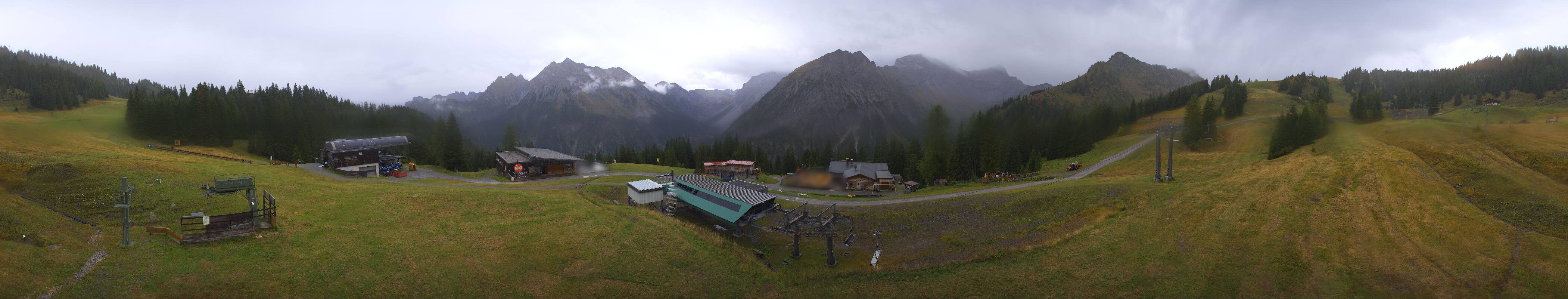 Archived image Webcam Brandnertal Valley - Top Station Palüd
