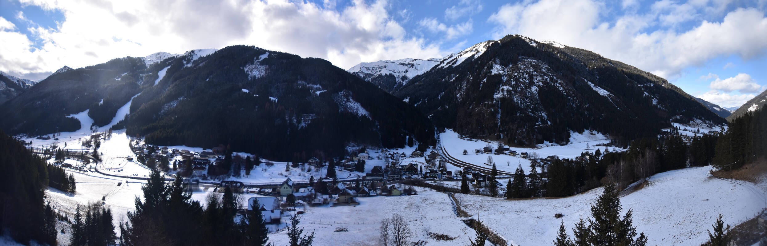 Archiv Foto Webcam Donnersbachwald - Blick zur Riesneralm