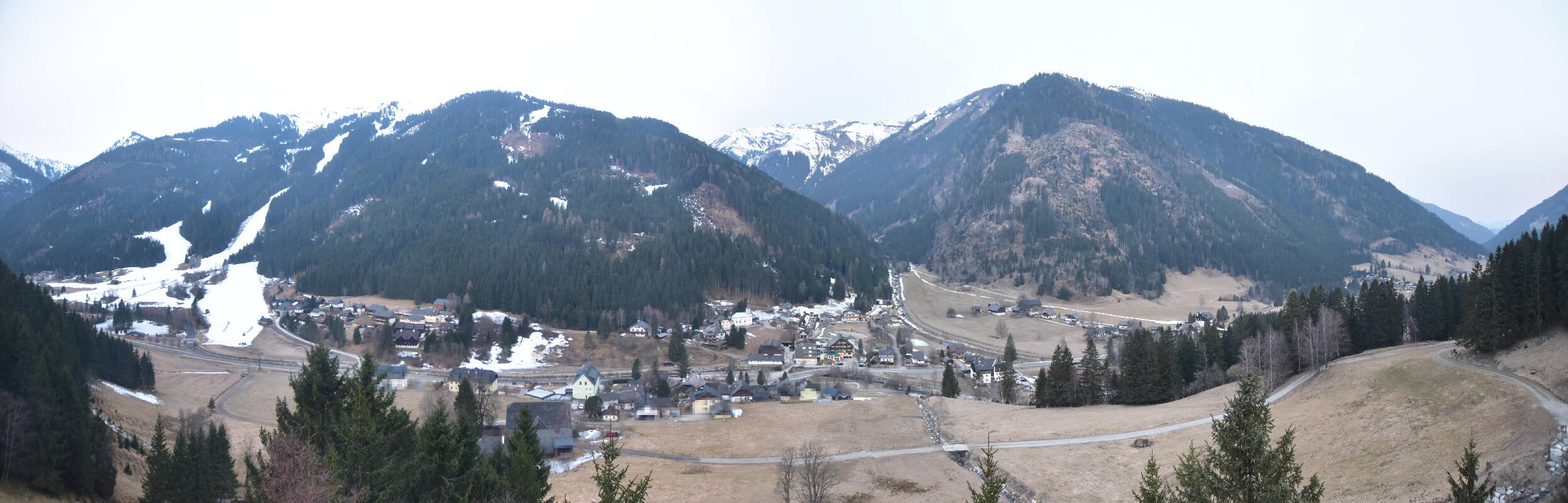 Archiv Foto Webcam Donnersbachwald - Blick zur Riesneralm