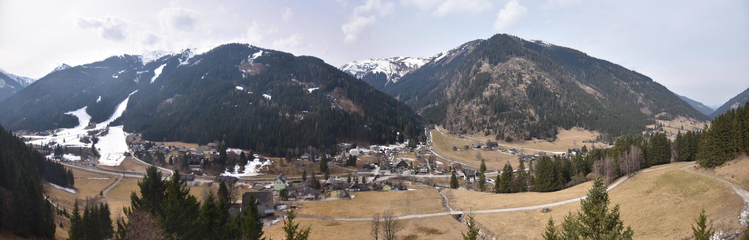Archiv Foto Webcam Donnersbachwald - Blick zur Riesneralm