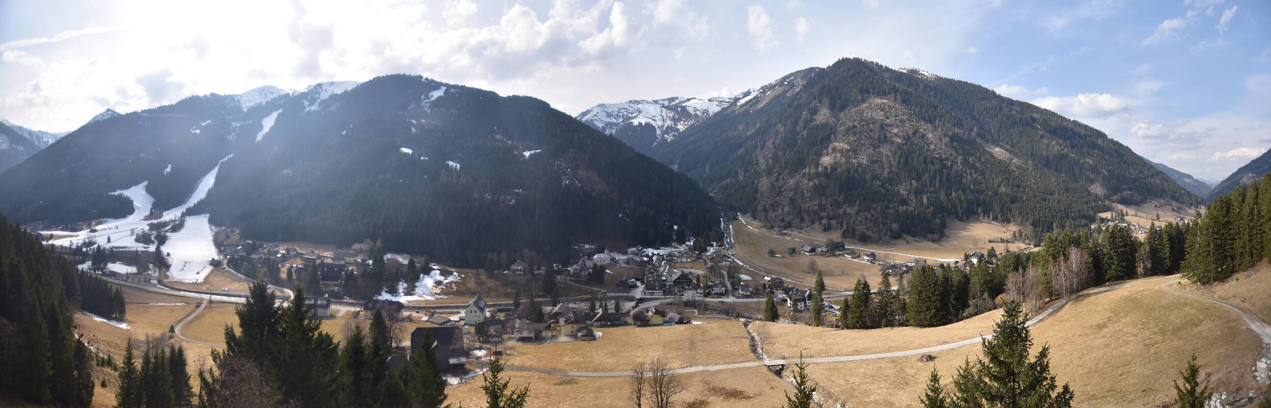 Archiv Foto Webcam Donnersbachwald - Blick zur Riesneralm