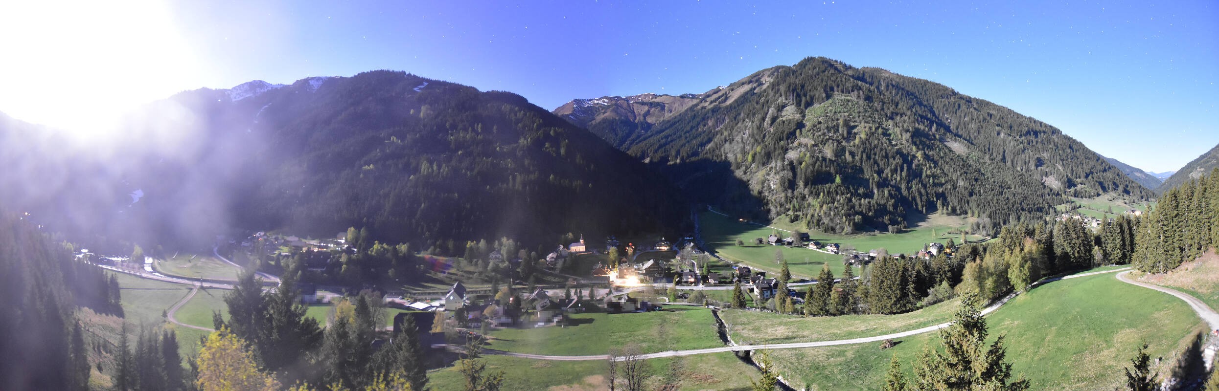 Archiv Foto Webcam Donnersbachwald - Blick zur Riesneralm