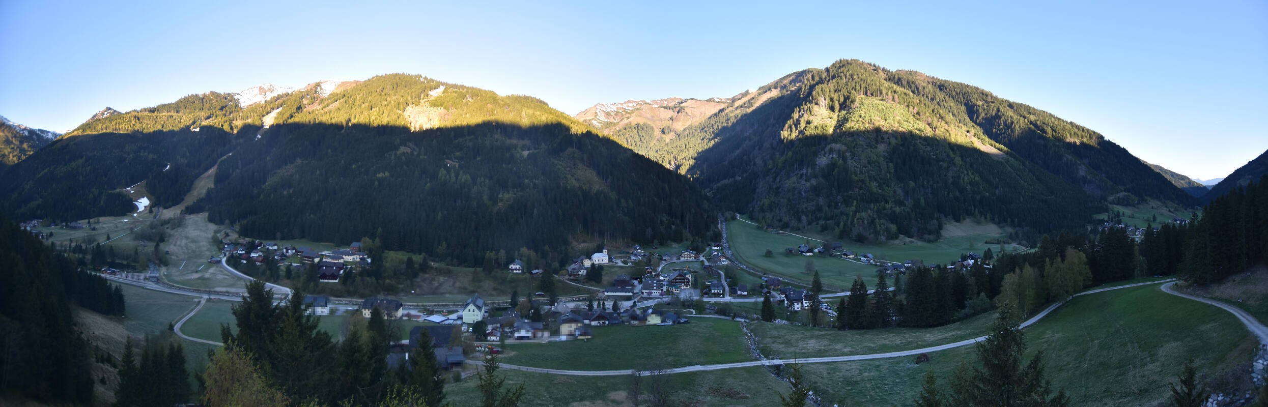 Archiv Foto Webcam Donnersbachwald - Blick zur Riesneralm
