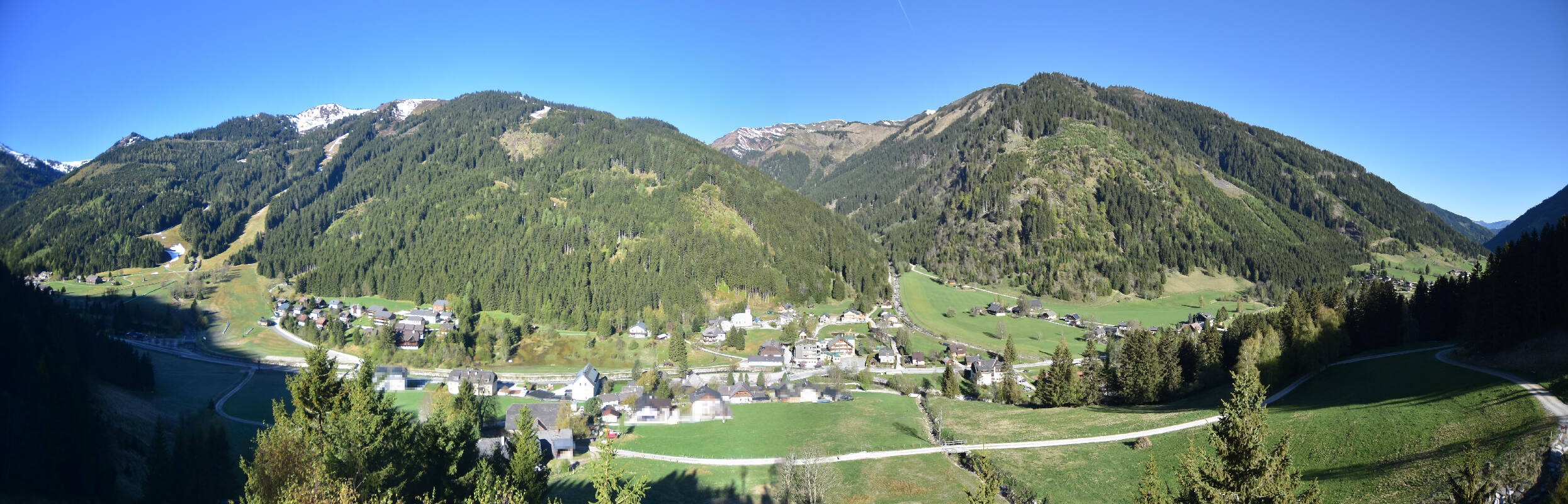 Archiv Foto Webcam Donnersbachwald - Blick zur Riesneralm