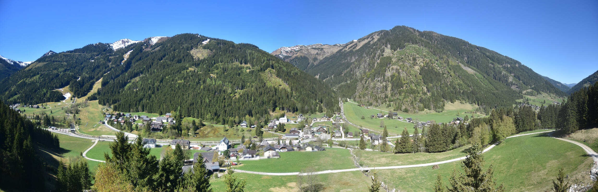 Archiv Foto Webcam Donnersbachwald - Blick zur Riesneralm