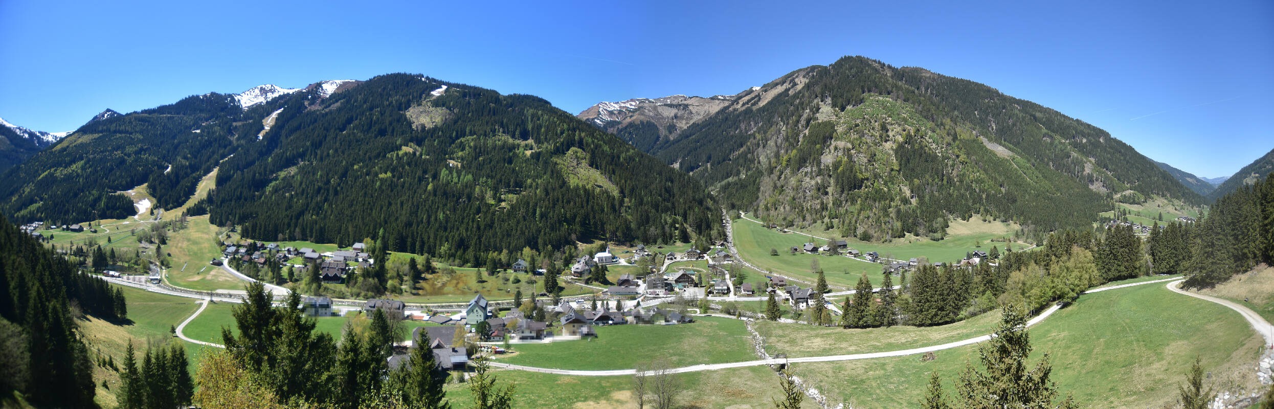 Archiv Foto Webcam Donnersbachwald - Blick zur Riesneralm