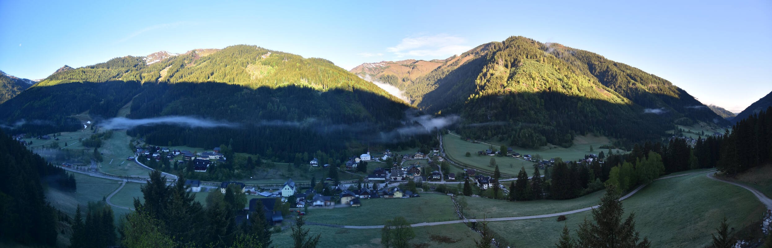 Archiv Foto Webcam Donnersbachwald - Blick zur Riesneralm