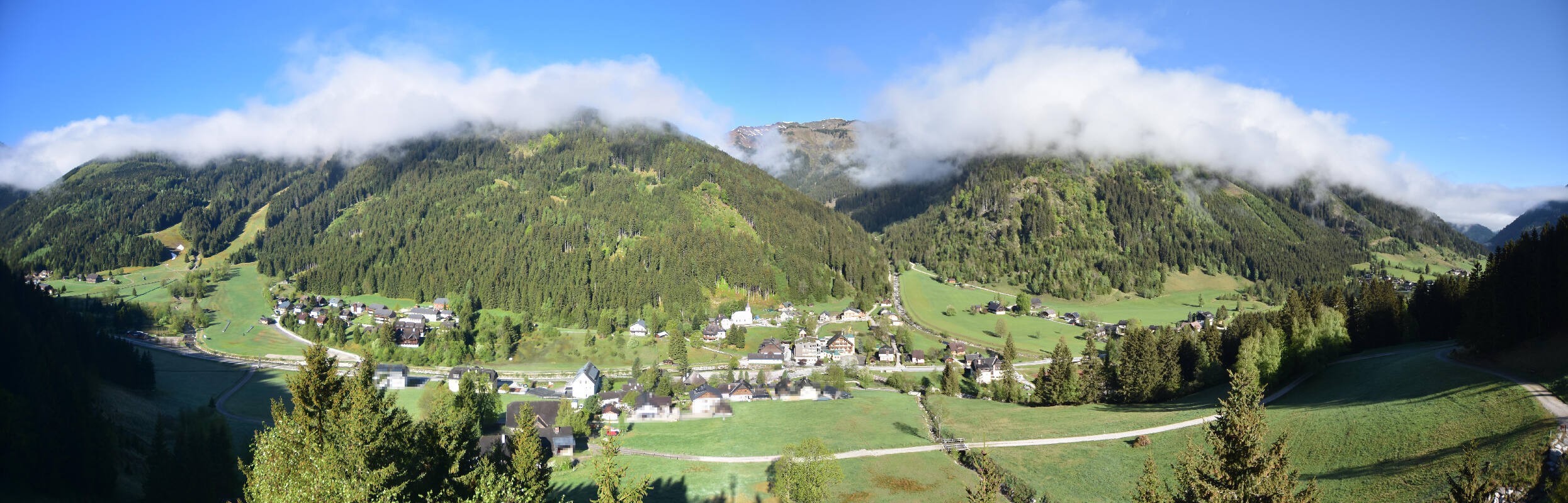 Archiv Foto Webcam Donnersbachwald - Blick zur Riesneralm