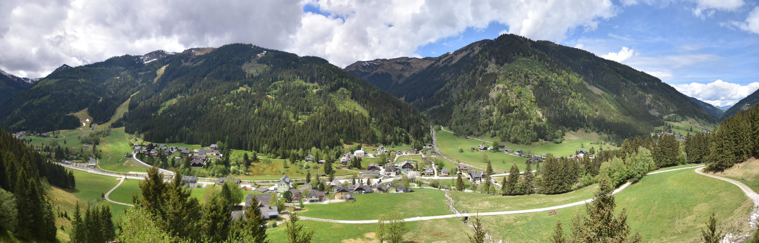Archiv Foto Webcam Donnersbachwald - Blick zur Riesneralm