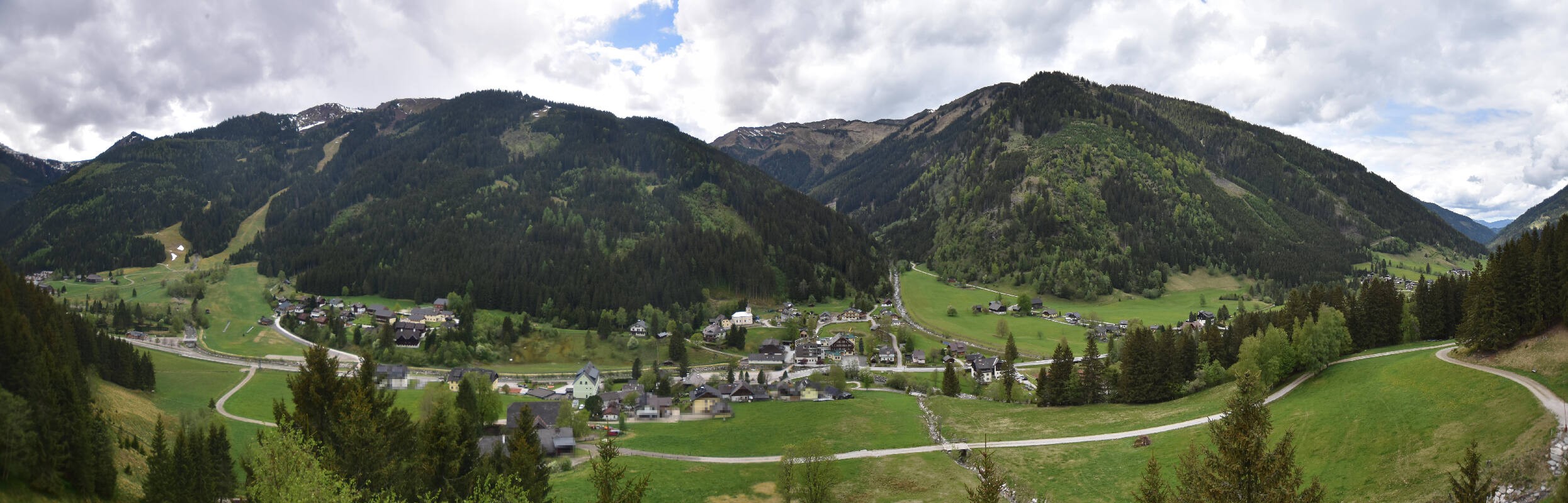Archiv Foto Webcam Donnersbachwald - Blick zur Riesneralm