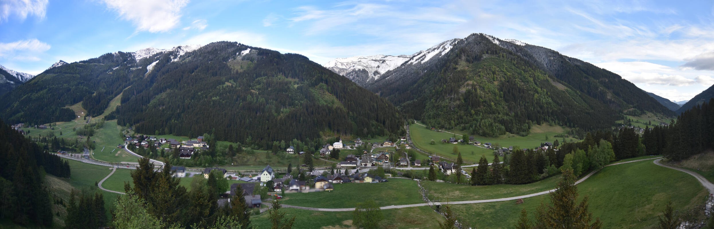 Archiv Foto Webcam Donnersbachwald - Blick zur Riesneralm
