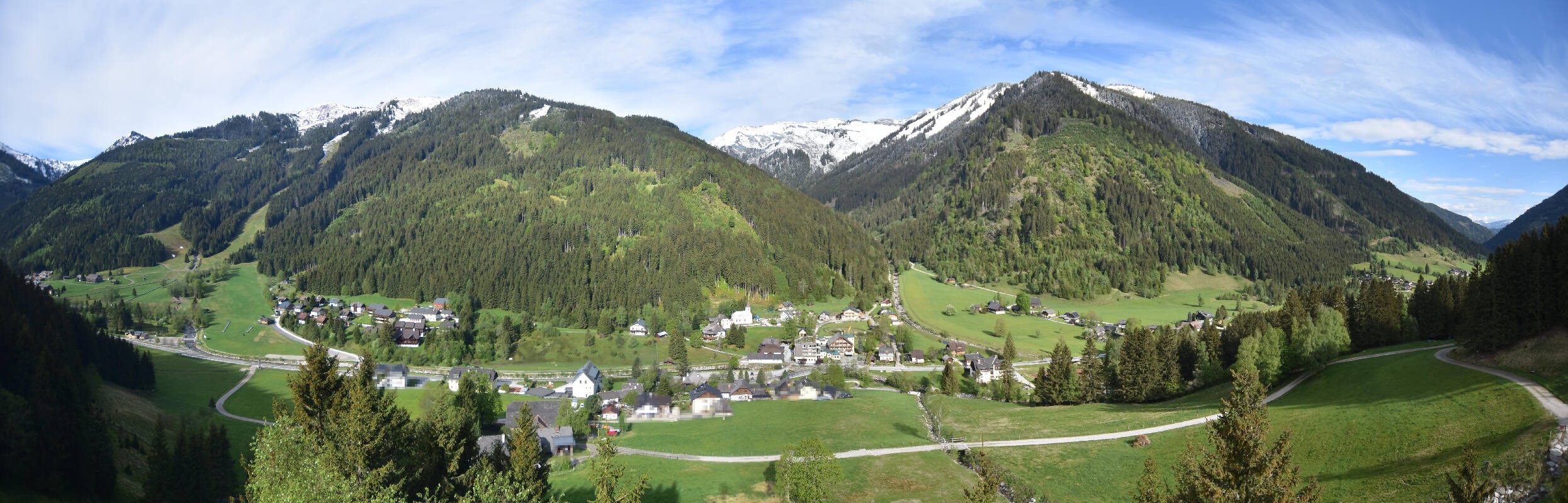 Archiv Foto Webcam Donnersbachwald - Blick zur Riesneralm