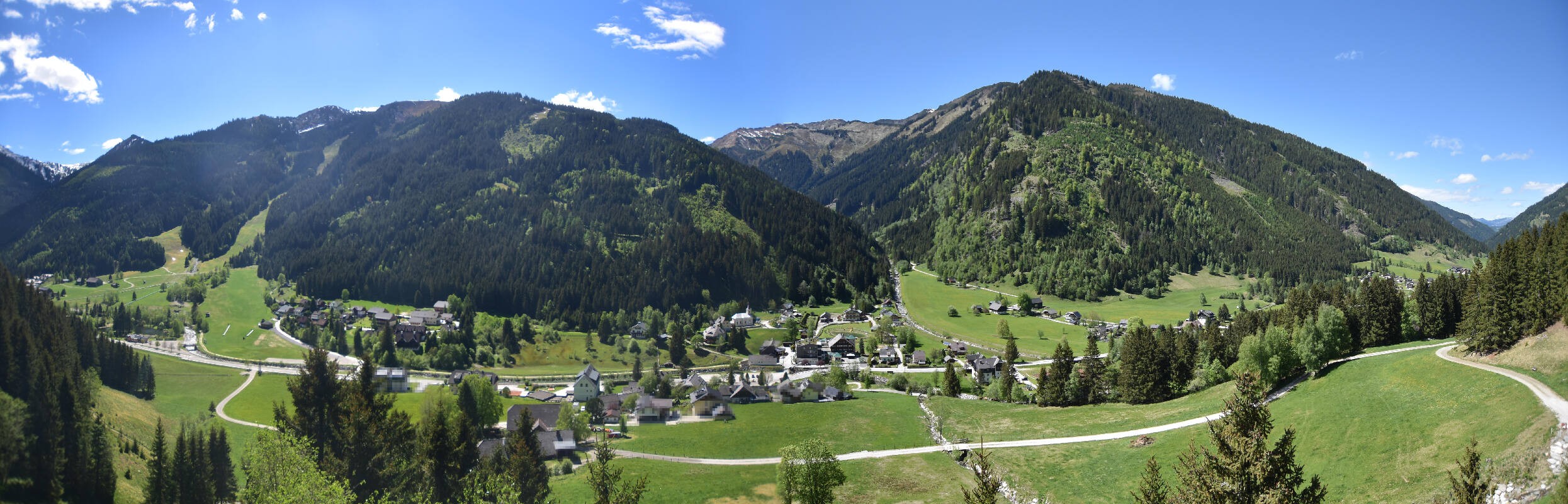 Archiv Foto Webcam Donnersbachwald - Blick zur Riesneralm
