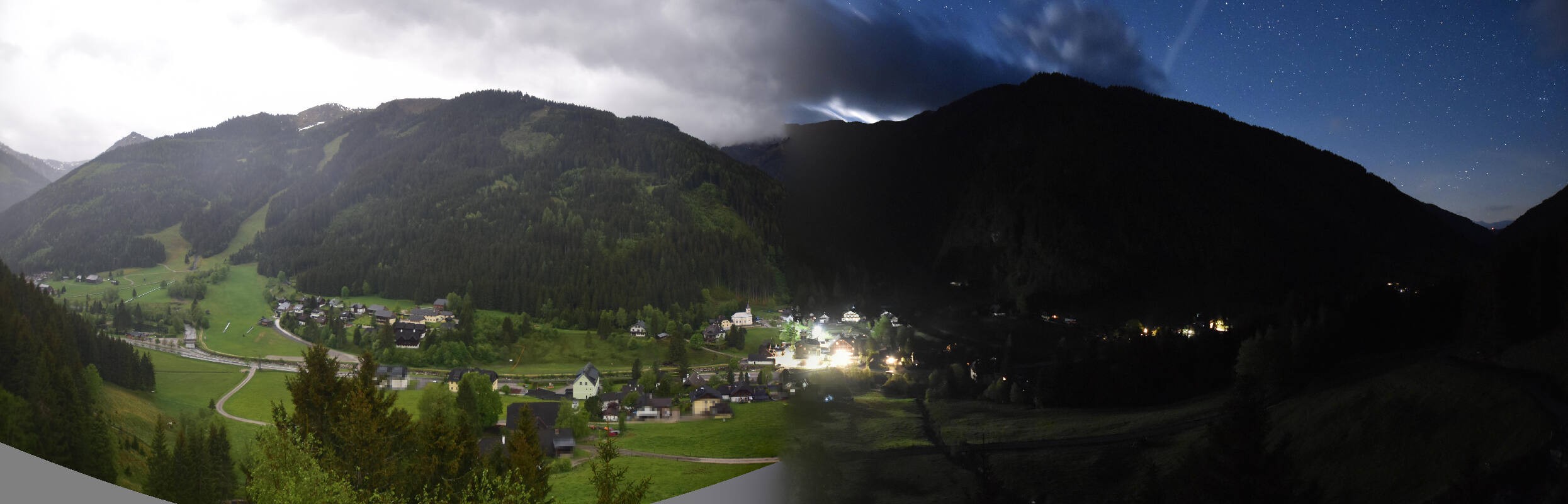 Archiv Foto Webcam Donnersbachwald - Blick zur Riesneralm