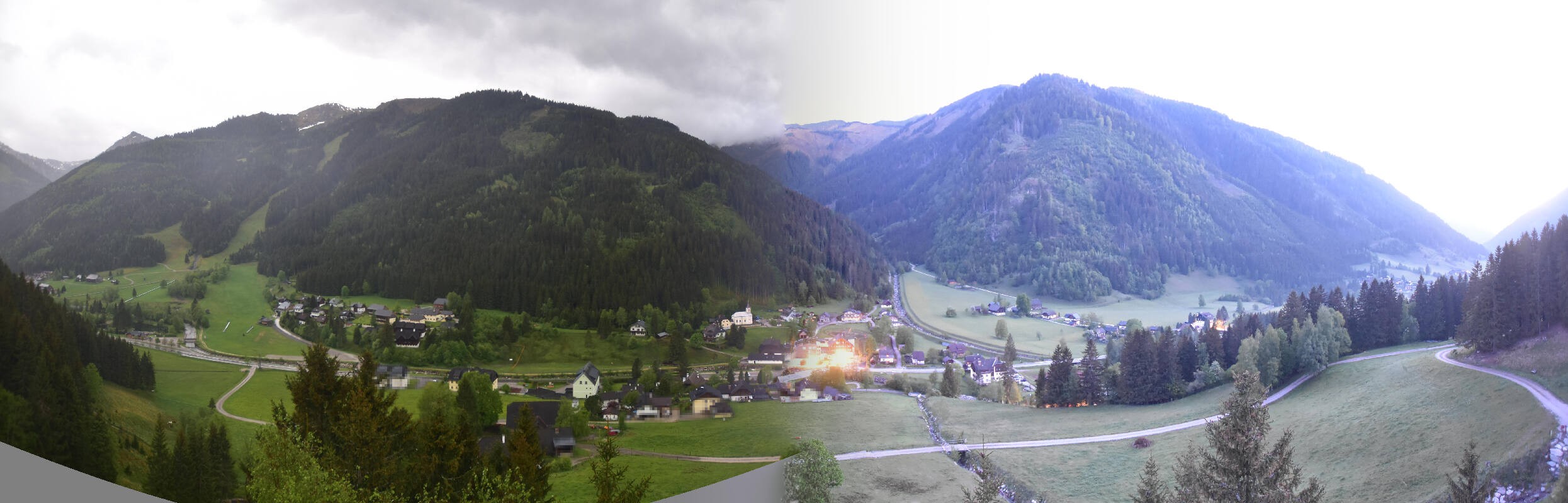 Archiv Foto Webcam Donnersbachwald - Blick zur Riesneralm
