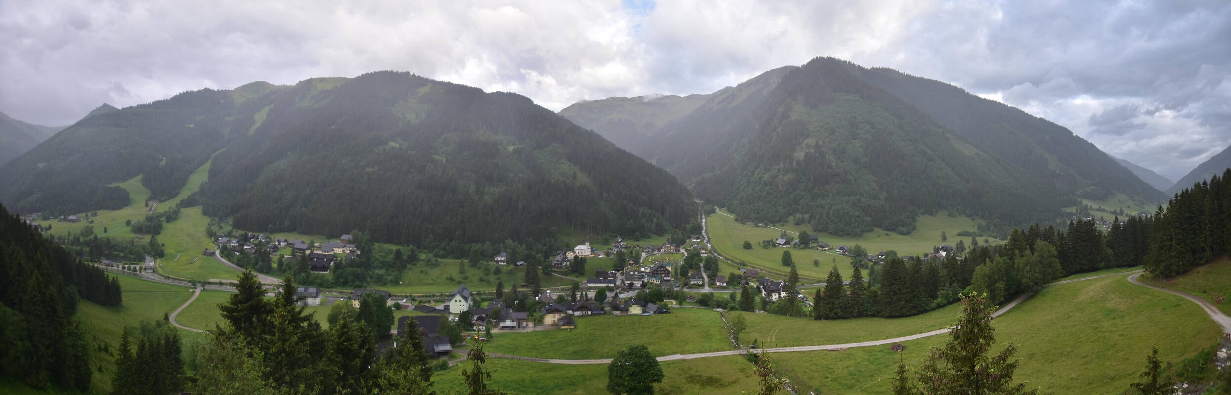 Archiv Foto Webcam Donnersbachwald - Blick zur Riesneralm