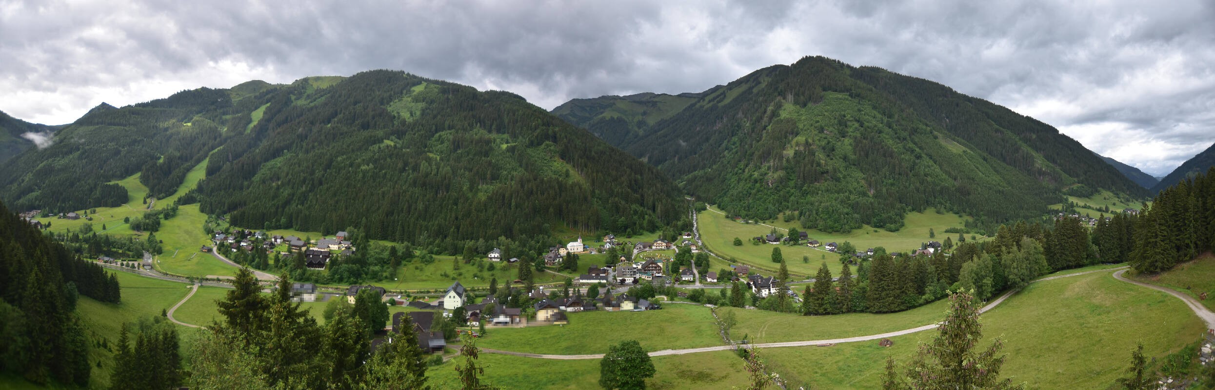 Archiv Foto Webcam Donnersbachwald - Blick zur Riesneralm