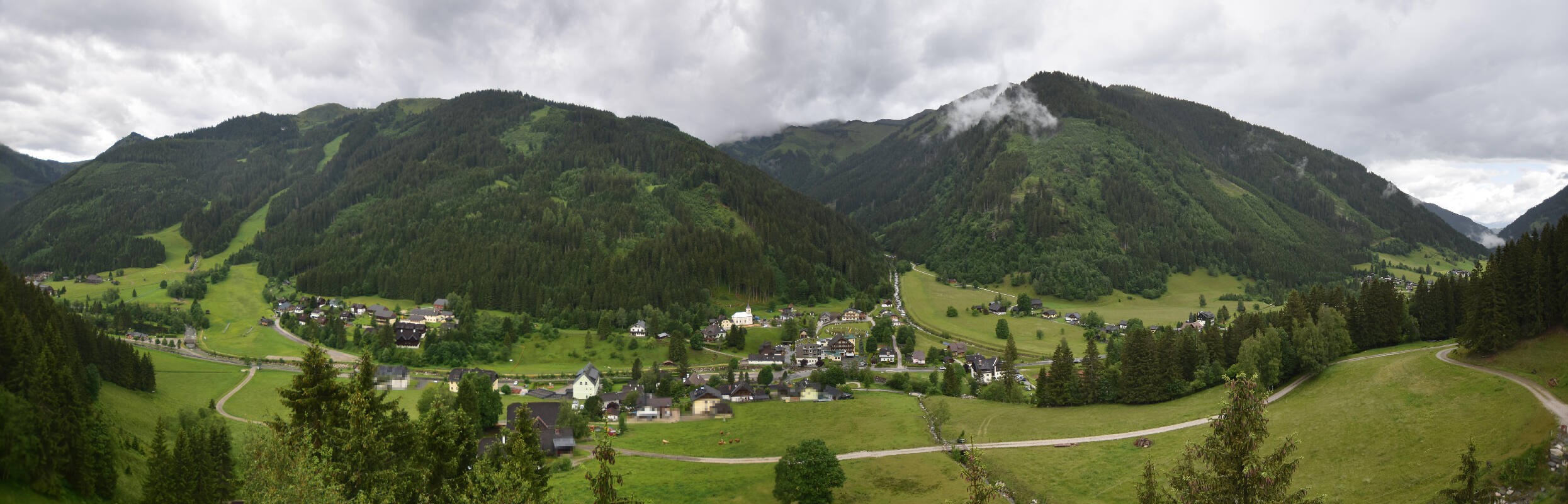 Archiv Foto Webcam Donnersbachwald - Blick zur Riesneralm