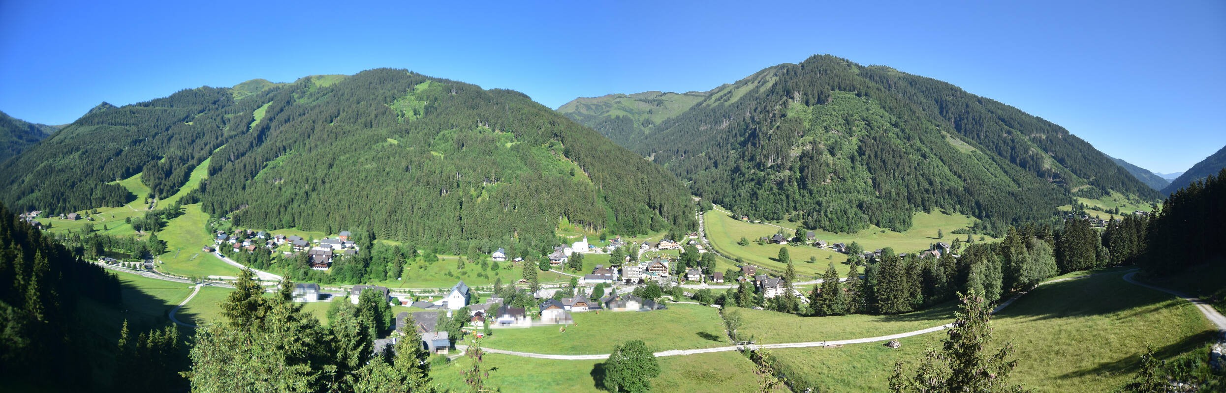 Archiv Foto Webcam Donnersbachwald - Blick zur Riesneralm