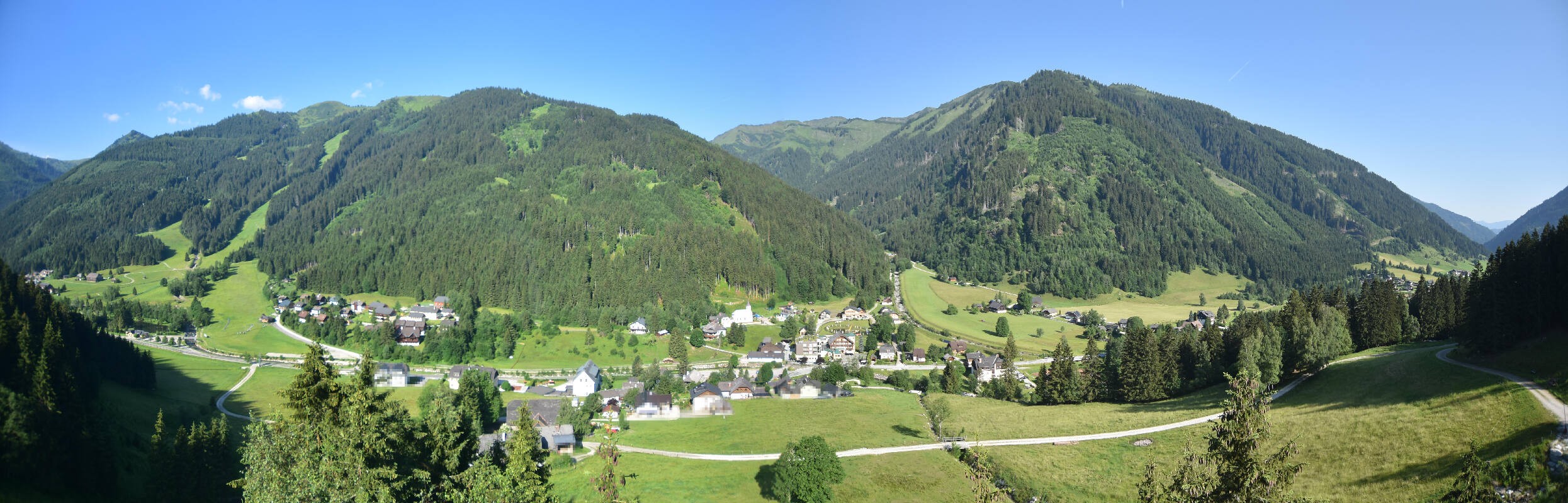 Archiv Foto Webcam Donnersbachwald - Blick zur Riesneralm