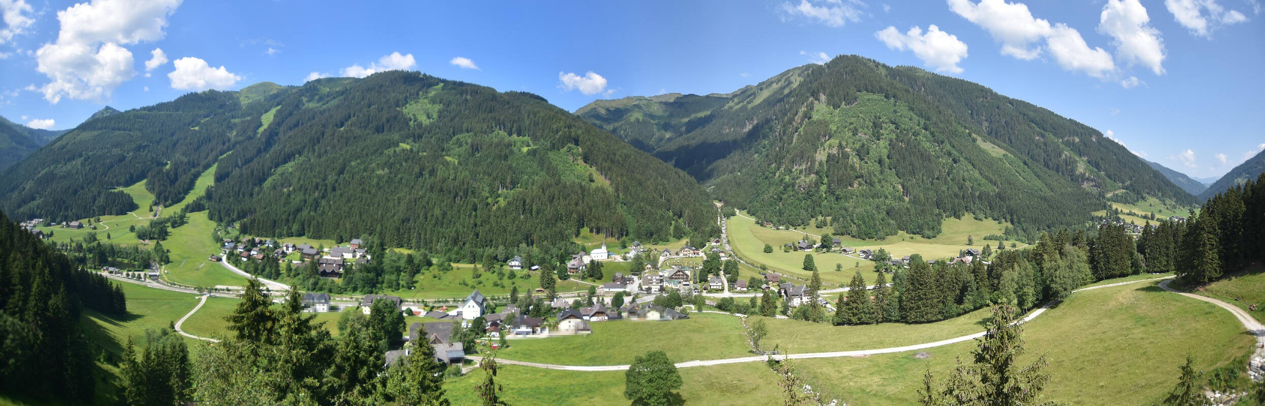 Archiv Foto Webcam Donnersbachwald - Blick zur Riesneralm